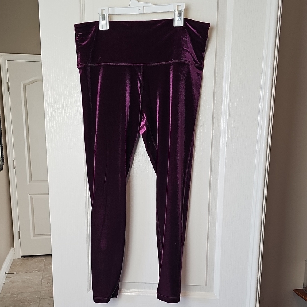 Athleta Velvet Leggings 1x